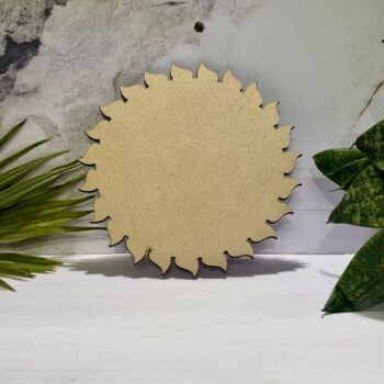 Full Sun Plain MDF Cutout