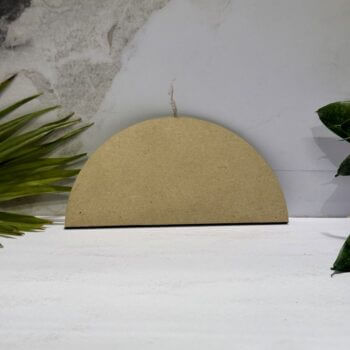 Half Circle Plain MDF
