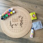 DIY Cow Lippan Art