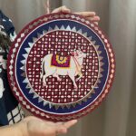 DIY Cow Lippan Art