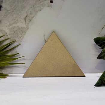 Triangle Shaped Plain MDF