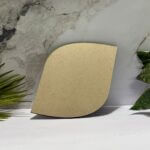 Leaf Shaped Plain MDF Top View