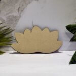 Lotus Shaped MDF Cutout