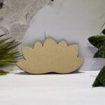 Lotus Shaped MDF Cutout