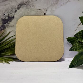 Plain Squared Round Edge MDF Cutout