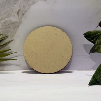 Plain Round (Circle) MDF Base Cutout