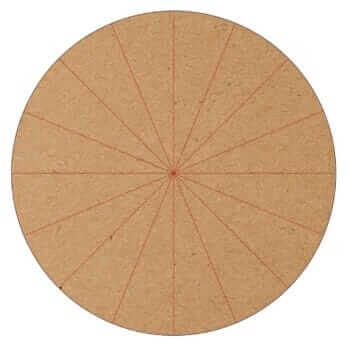 marked circle diy mdf