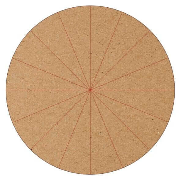 marked circle diy mdf