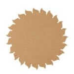 Full Sun Plain MDF Cutout