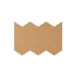 ZigZig Shaped Plain MDF