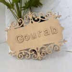 Intricate DIY Name Plate