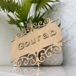 Intricate DIY Name Plate