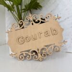 Intricate DIY Name Plate