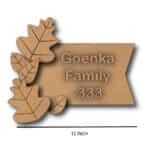 Floral MDF DIY Name Plates photo