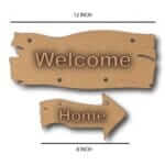 Custom DIY Home MDF Nameplate