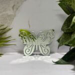 Butterfly silver acrylic mirror 1