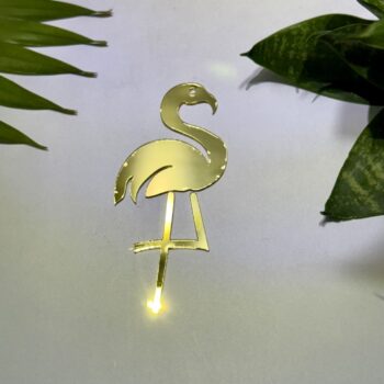 Fancy Acrylic Mirror Flamingo Right