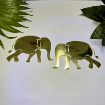 Fancy Elephant Pair Mirror