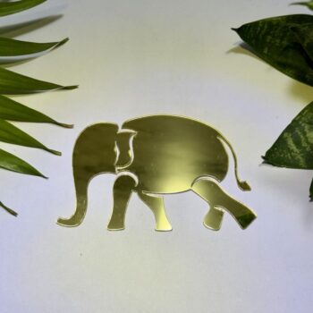 Fancy Left Side Elephant Mirror