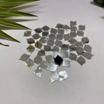 Fancy Shape Silver Acrylic Mirror 3