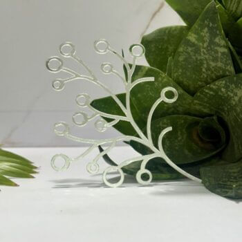 Fancy Silver Decorative Acrylic Mirror