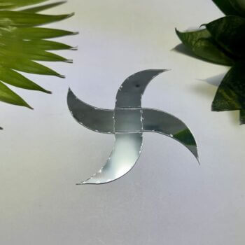 Fancy Silver Shape Acrylic Mirror