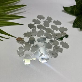 Hamsa Silver Acrylic Mirror
