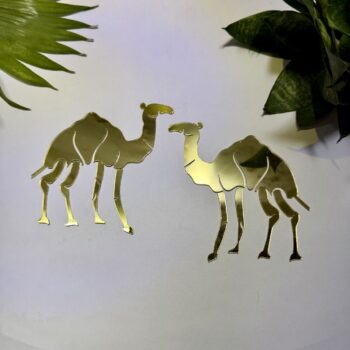 Left & Right Camel Fancy Acrylic Mirror