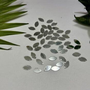 Petal Shape Silver Acrylic Mirror