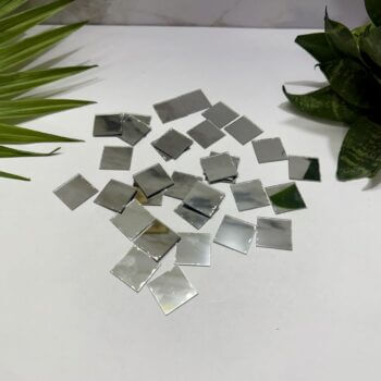 Square Shape Silver Acrylic Mirror 2