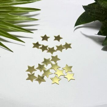 Star Shape Golden Acrylic Mirror