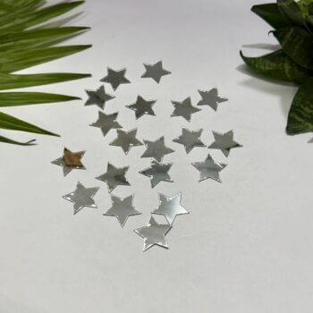 Star Shape Silver Acrylic Mirror