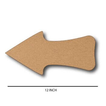 Directional Arrow Wooden Name Plate