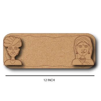 Cultural Art Wooden Name Plate