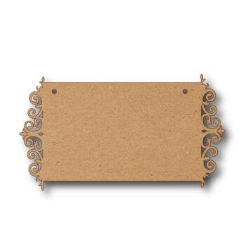 Royal Scroll Name Plate