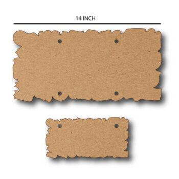 Baroque Floral Name Plate