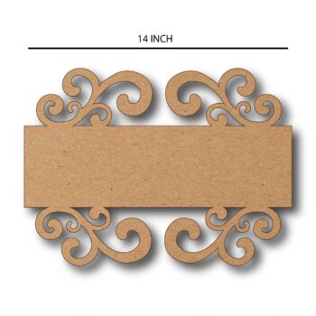 Victorian Scrollwork Name Plate