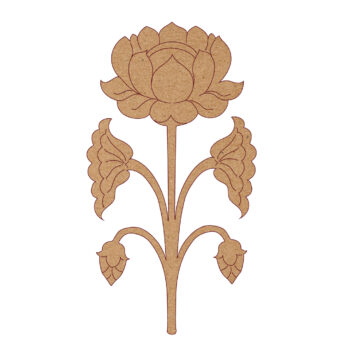 Premarked MDF Lotus Motif – Motif Style 14
