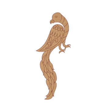 Premarked MDF Bird Motif – Motif Style 1