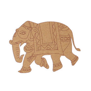 Premarked MDF Elephant Motif – Motif Style 5