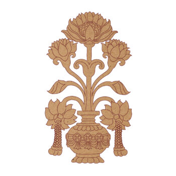Premarked MDF Kalas Flower Motif – Motif Style 13
