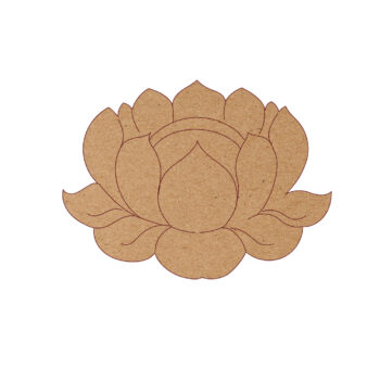 Premarked MDF Lotus Motif 2 – Motif Style 15