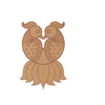 Premarked MDF Madhubani Style Motif – Motif Style 16