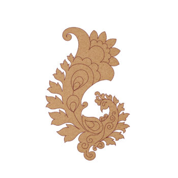 Premarked MDF Peacock Motif 1 – Motif Style 25