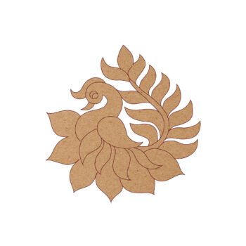 Premarked MDF Peacock Motif 2 – Motif Style 26