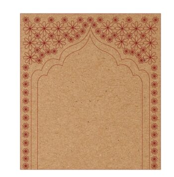 Floral Pattern MDF Jharokha