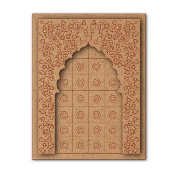 2-Layer Gate-Shape MDF Jharokha