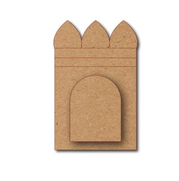 Classic Arch MDF Jharokha – Design 3B