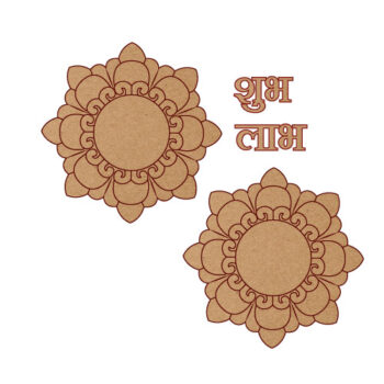 Shubh Labh - Flower Shape