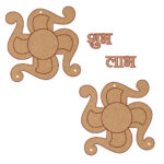 swastic shape subh labh